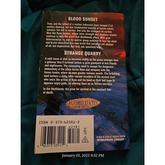 Death lands ritual chill by James Axler gold eagle books isbn 0373625812 - Picture 4 of 5